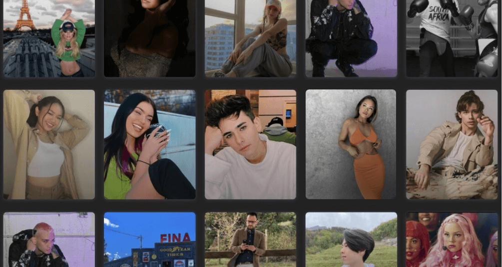 Influencer Grid
